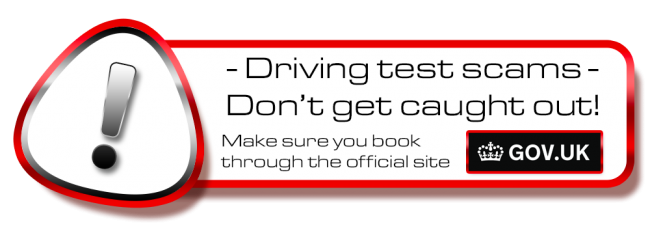 Don´t get scammed! book your theory or driving test in Bourne on the .gov site
